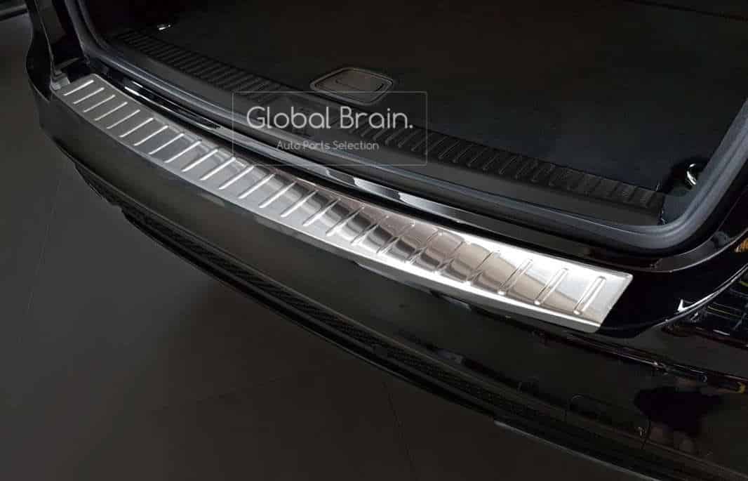 乐天商城 - メルセデスベンツ S205 W205 ワゴン 後期 リア バンパー プロテクター ガード シルバー/ エアロ パーツ