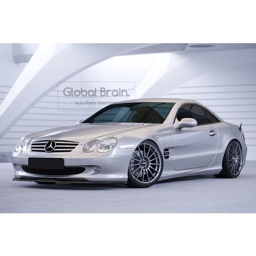 樂天商城 - メルセデスベンツ SL 350 R230 前期 フロント リップ スポイラー / フロント スプリッタ― バンパー アンダー ディフューザー スカート 427