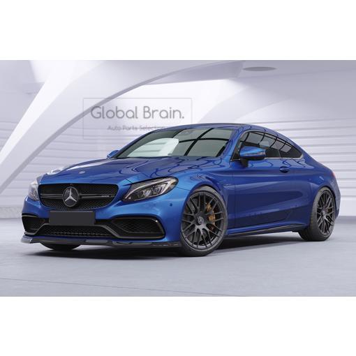乐天商城 - メルセデスベンツ C-クラス W205 S205 C63/C63S フロント リップ スポイラー / フロント スプリッタ― バンパー アンダー ディフューザー スカート 201
