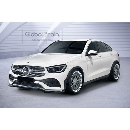 メルセデスベンツ GLC クーペ C253 後期 AMGライン / GLC43 フロント リップ スポイラー / フロント スプリッタ― バンパー アンダー ディフューザー スカート 573