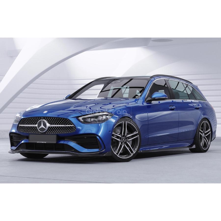 メルセデスベンツ W206 S206 AMGライン フロント リップ スポイラー / フロント スプリッタ― バンパー アンダー ディフューザー スカート 641(2.0)