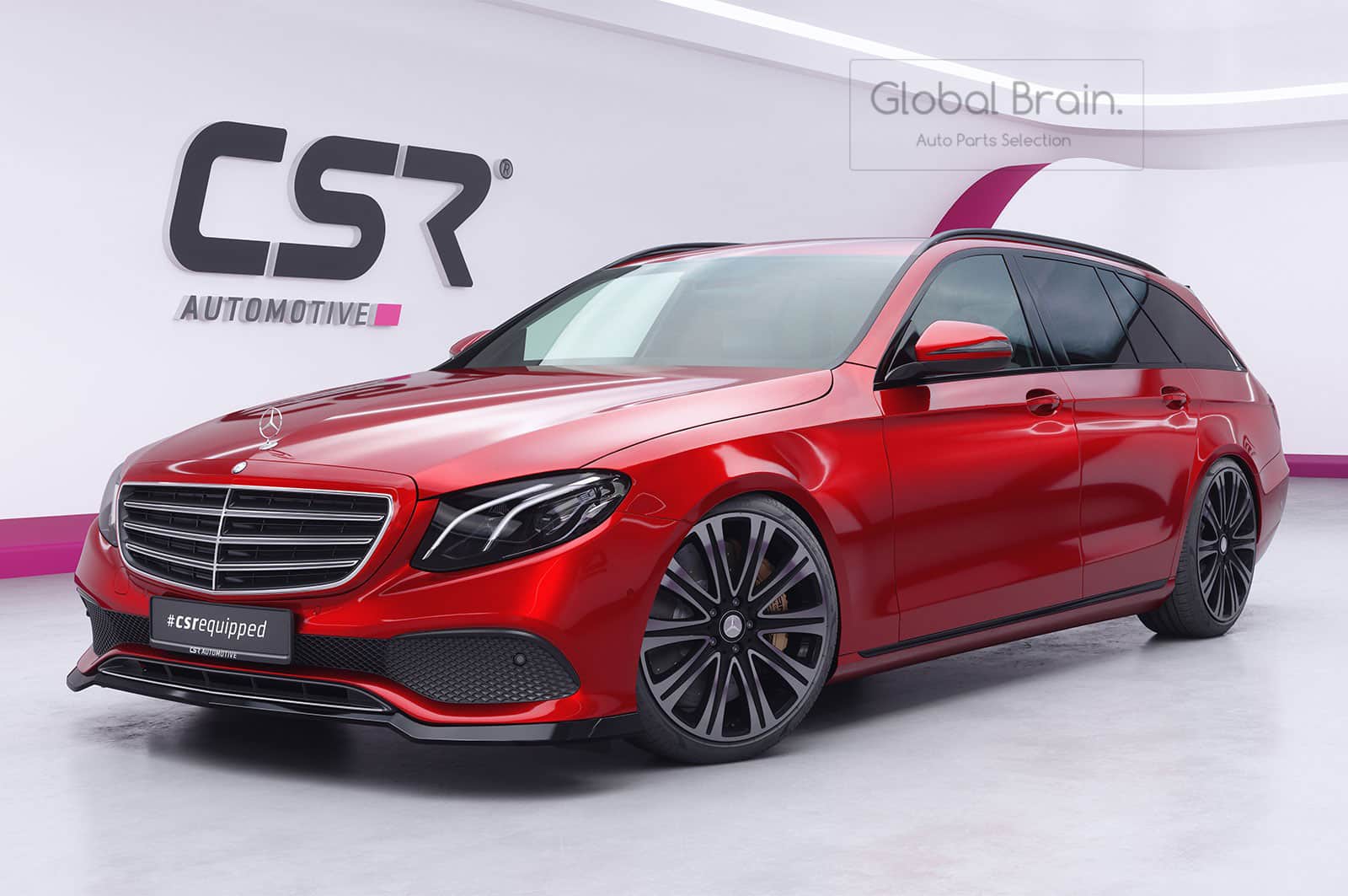 樂天商城 - メルセデスベンツ Eクラス W213 S213 前期 エクスクルーシブ フロント リップ スポイラー/フロント スプリッター バンパー ディフューザー フラップ 012