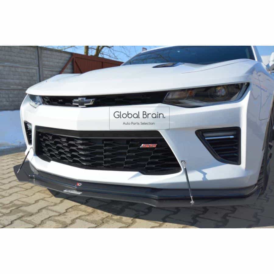 2016-2018 シボレー カマロ SS フロント リップ スポイラー+スプリッタ―/ Chevrolet スプリッター ディフューザー エアロ パーツ カスタム チューン