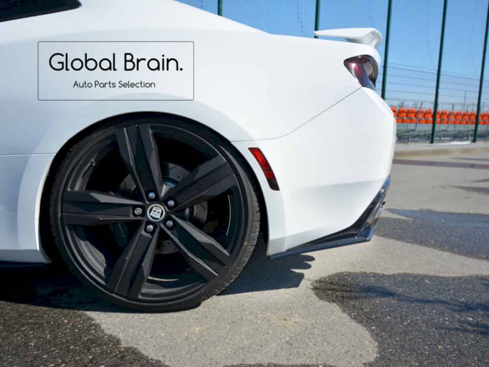 乐天商城 - 2016-2018 シボレー カマロ SS リア サイド スプリッター スパッツ/ Chevrolet スプリッター ディフューザー エアロ パーツ カスタム チューン
