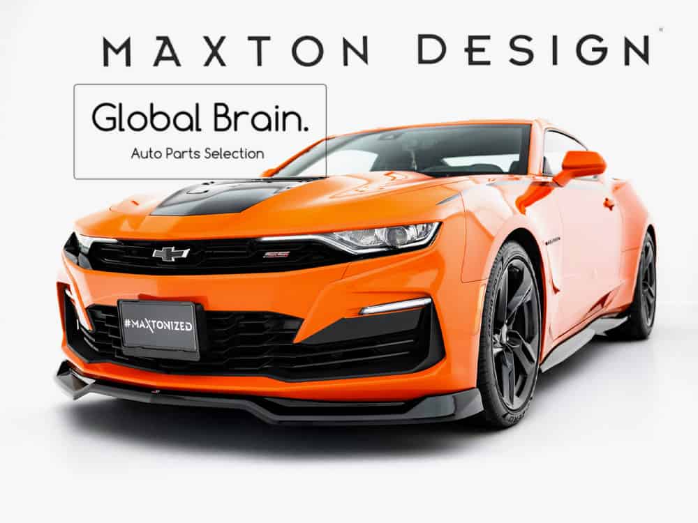 乐天商城 - 2019- シボレーカマロ SS フロント リップ スポイラー V1/ Chevrolet スプリッター ディフューザー エアロ パーツ カスタム チューン