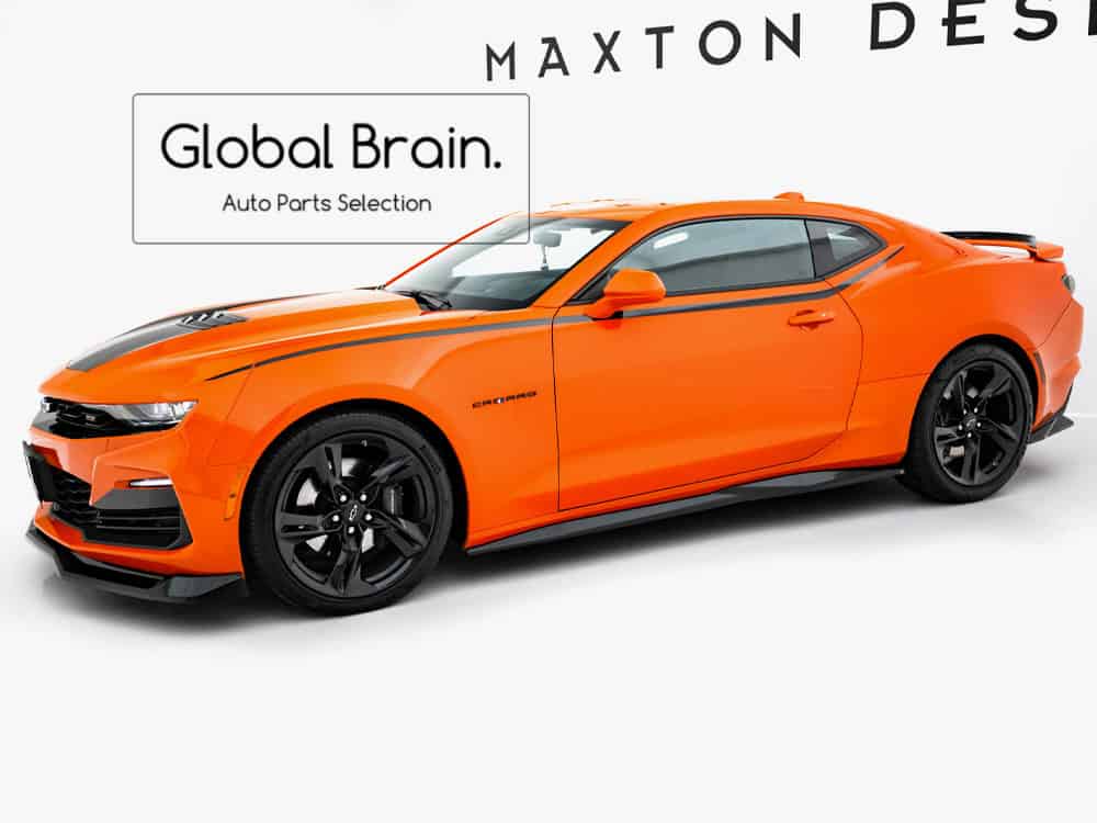 乐天商城 - 2019- シボレーカマロ SS サイド スカート カバー スポイラー V1/ Chevrolet スプリッター ディフューザー エアロ パーツ カスタム チューン