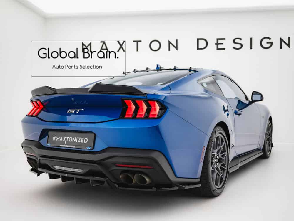 2024- フォード マスタング GT リア ディフューザー スポイラー/ Ford スプリッター ディフューザー エアロ パーツ カスタム チューン