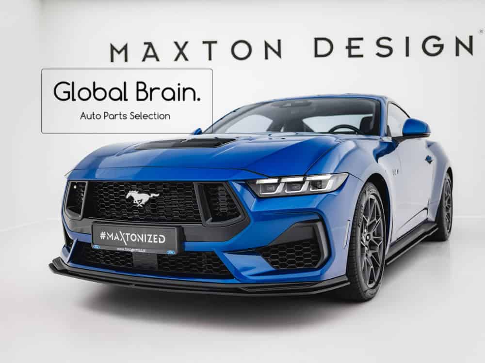 樂天商城 - 2024- フォード マスタング GT フロント リップ スポイラー レーシング / Ford スプリッター ディフューザー エアロ パーツ カスタム チューン