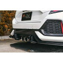 ホンダ シビック FK7 - リア センター ディフューザー / スプリッター ディフューザー エアロ パーツ flow design