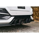 ホンダ シビック FK7 後期 - リア センター ディフューザー / スプリッター ディフューザー エアロ パーツ flow design
