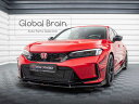 ホンダシビック タイプR FL5 フロント リップ スポイラー V2 / HONDA スプリッター ディフューザー エアロ パーツ カスタム チューン