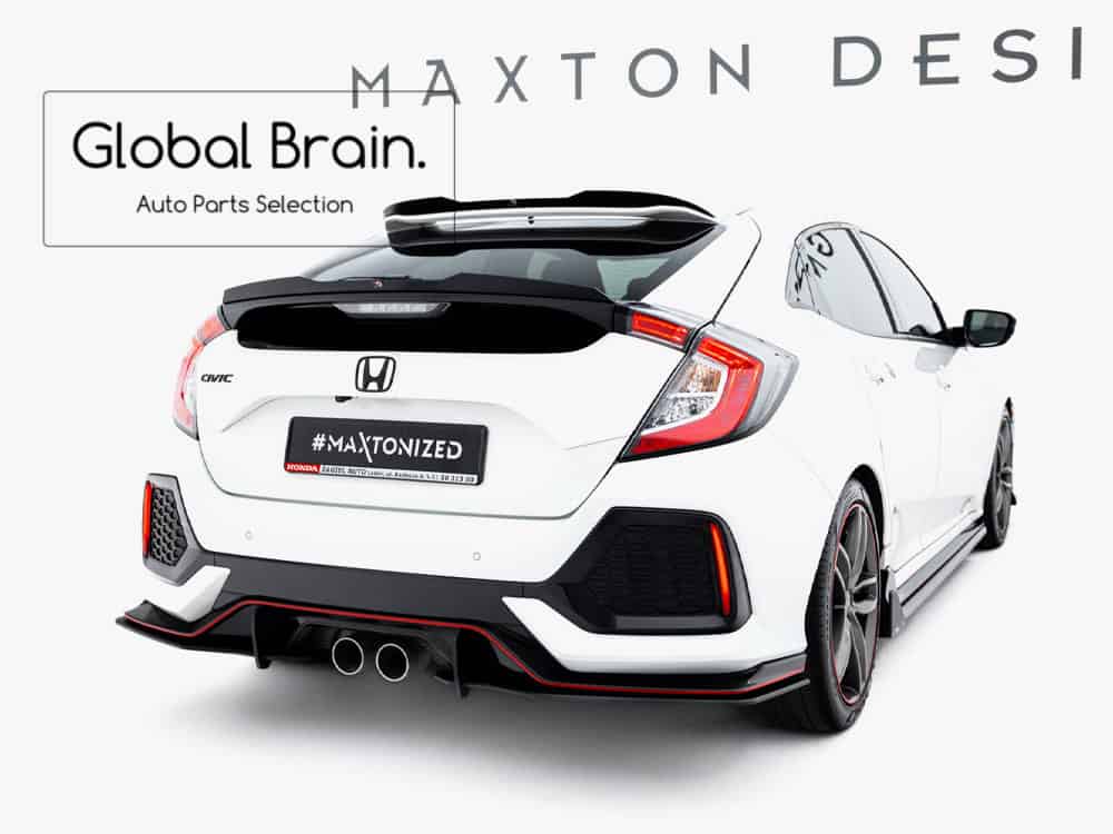 樂天商城 - ホンダ シビック FK7 ハッチバック 前期 リア センター ディフューザー フィン V2 / HONDA スプリッター ディフューザー エアロ パーツ カスタム チューン