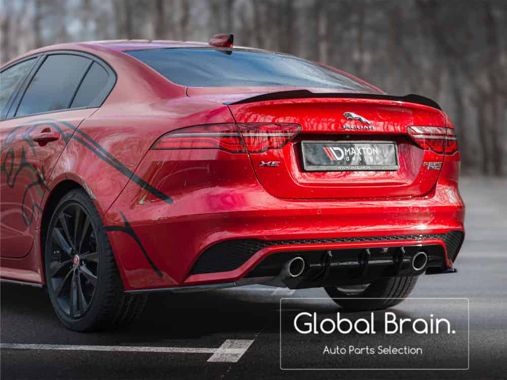 ジャガー XE Rダイナミック X760 後期 P250 リア センター ディフューザー/JAGUAR スプリッター ディフューザー エアロ パーツ カスタム チューン