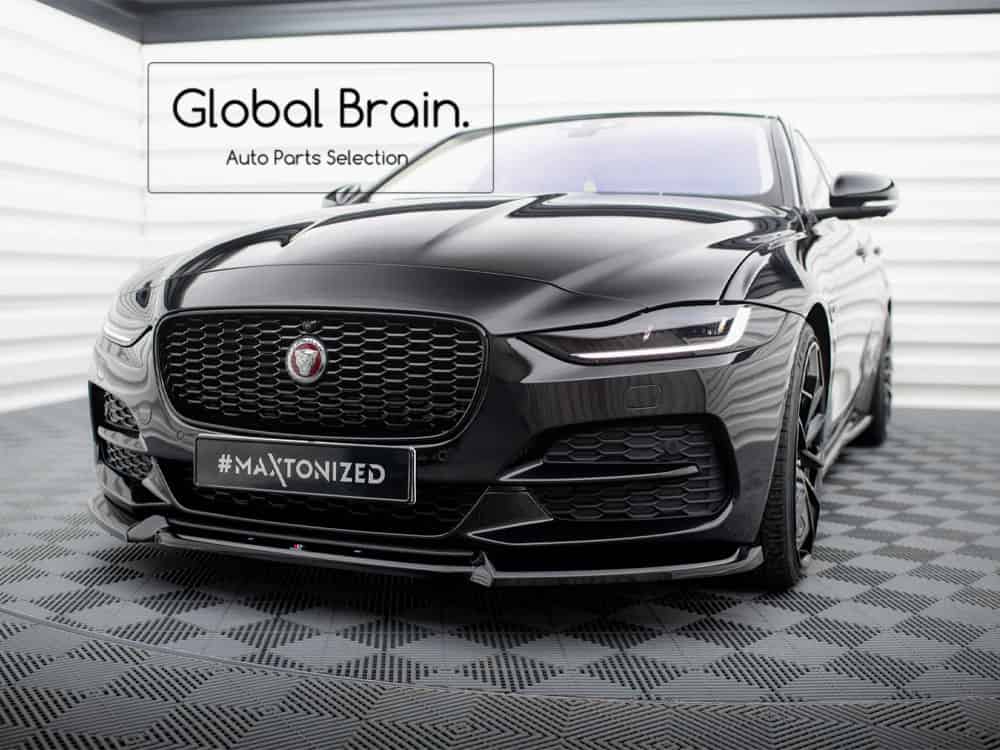 ジャガー XE X760 後期 フロント リップ スポイラー V2/ JAGUAR スプリッター ディフューザー エアロ パーツ カスタム チューン