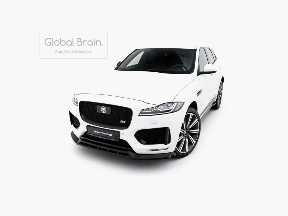 樂天商城 - ジャガー Fペース S 前期 X761 フロント リップ スポイラー / Jaguar スプリッター ディフューザー エアロ パーツ カスタム チューン