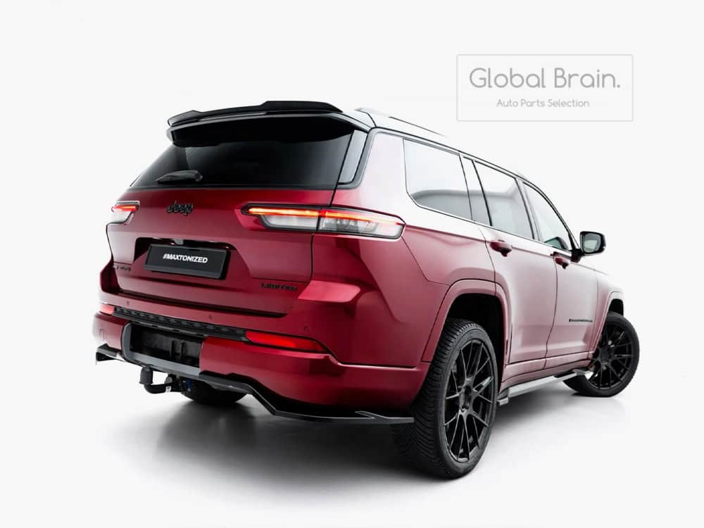 グランドチェロキー L リミテッド WL リア ディフューザー スポイラー/ Jeep スプリッター ディフューザー エアロ パーツ カスタム チューン