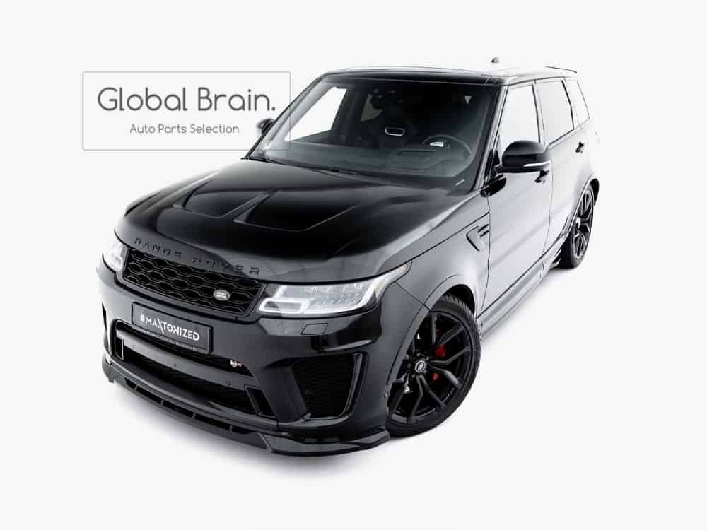 乐天商城 - レンジローバー スポーツ SVR L494 後期 フロント リップ スポイラー/ Range Rover スプリッター ディフューザー エアロ パーツ カスタム チューン
