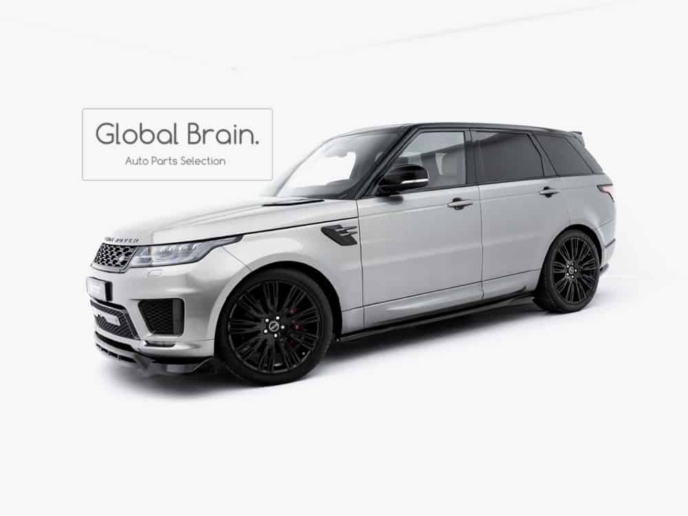 Front Spoiler - レンジローバー スポーツ L494 後期 サイド スカート ディフューザー/ Land Rover スプリッター ディフューザー エアロ パーツ カスタム チューン