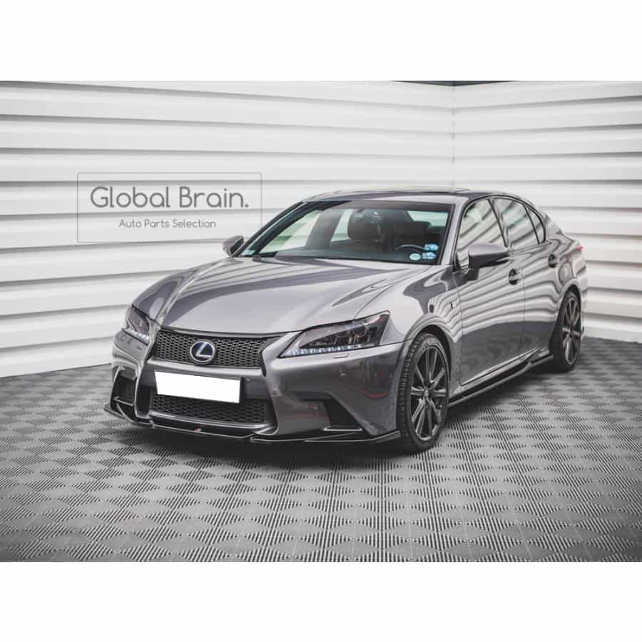 レクサス GS L10系 前期 Fスポーツ フロント リップ スポイラー V2/ Lexus スプリッター ディフューザー エアロ パーツ カスタム チューン
