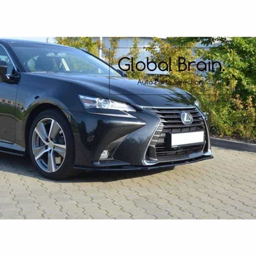 レクサス GS 10系 後期 フロント バンパー リップ スポイラー/ Lexus スプリッター ディフューザー エアロ パーツ カスタム チューン