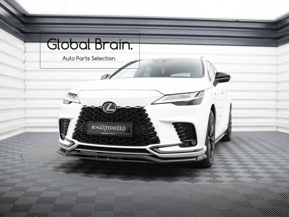 2023- レクサス RX Fスポーツ フロント リップ スポイラー/ LEXUS スプリッター ディフューザー エアロ パーツ カスタム チューン