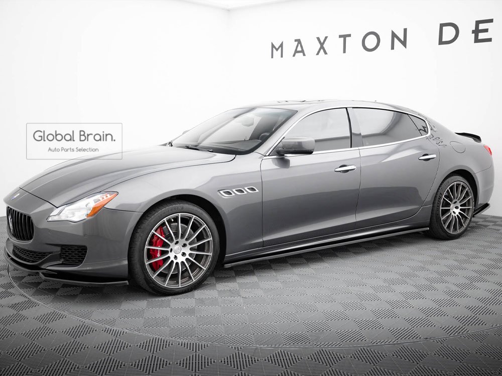 2013-2016 マセラティ クアトロポルテ MQP サイド スカート カバー スポイラー/ Maserati スプリッター ディフューザー エアロ パーツ カスタム チューン