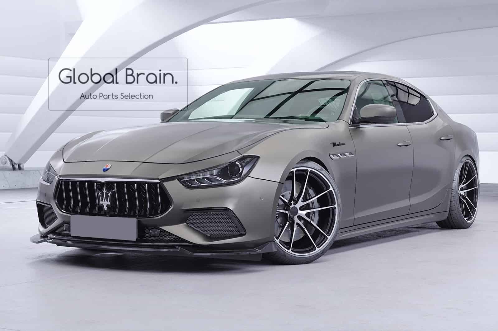 マセラティ ギブリ モデナ グランスポーツ トロフェオ 後期 フロント リップ スポイラー/ フロント スプリッタ― バンパー アンダー ディフューザー スカート 953