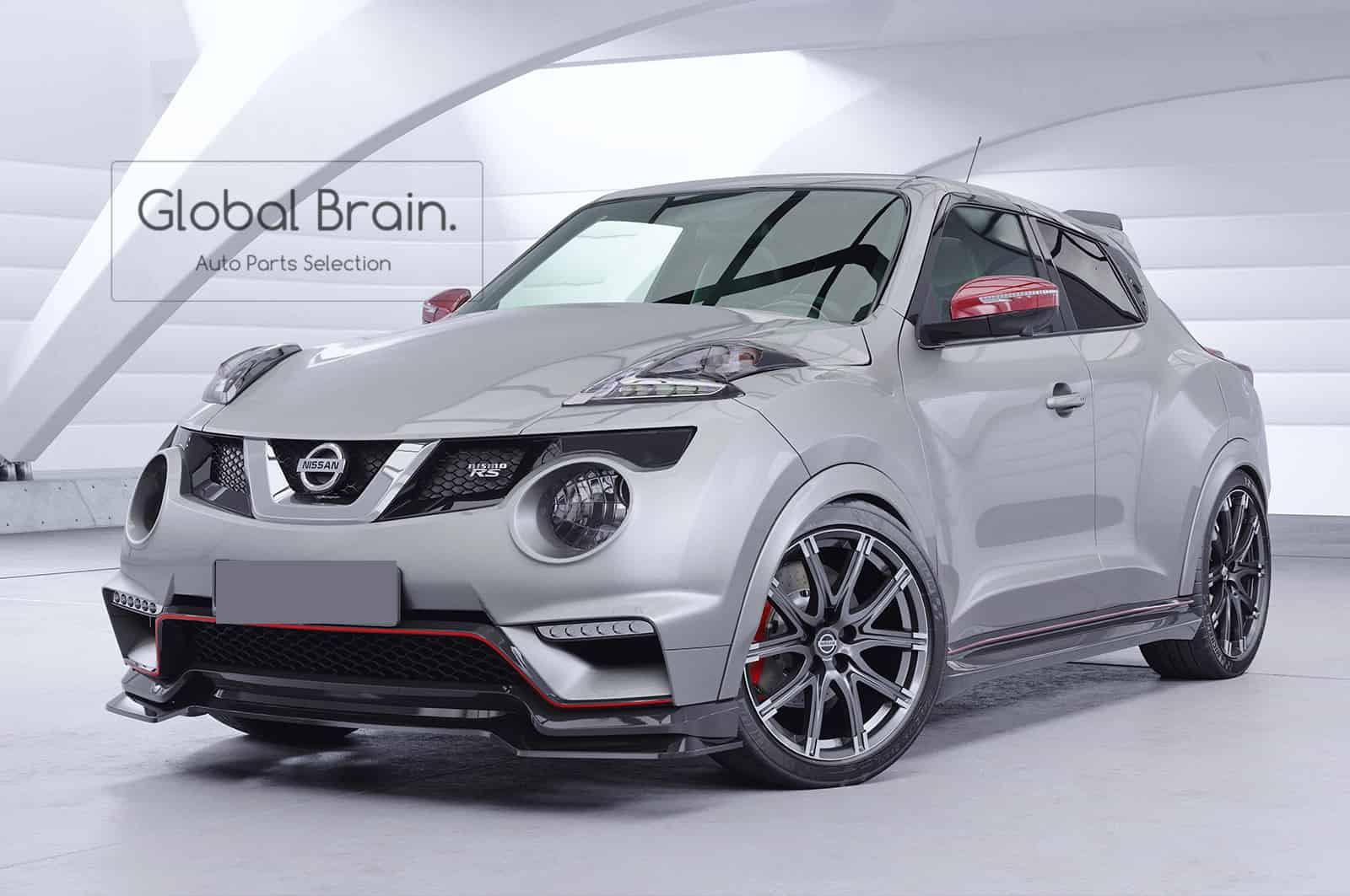 乐天商城 - 日産 ジューク JUKE Nismo ニスモ/ RS フロント リップ スポイラー / フロント スプリッタ― バンパー アンダー ディフューザー スカート 934