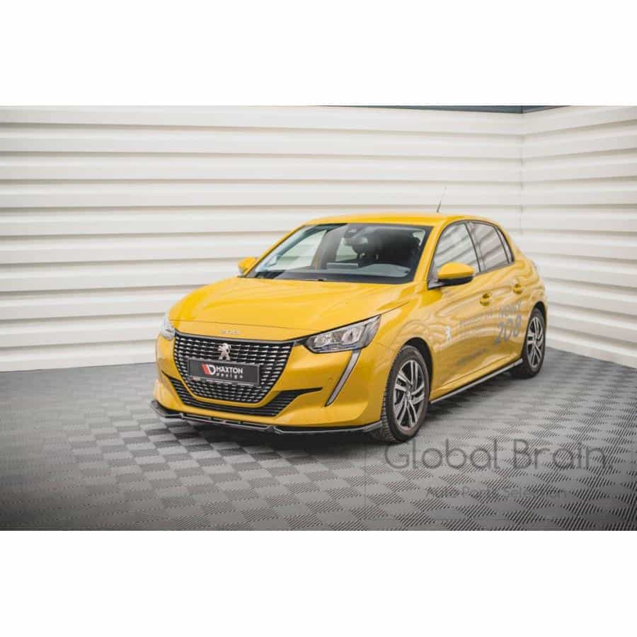 樂天商城 - プジョー 208 P21 フロント リップ スポイラー V1/ Peugeot スプリッター ディフューザー エアロ パーツ カスタム チューン