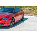 2019- プジョー 508 SW R8 サイド スカート カバー スポイラー/ Peugeot スプリッター ディフューザー エアロ パーツ カスタム チュー...