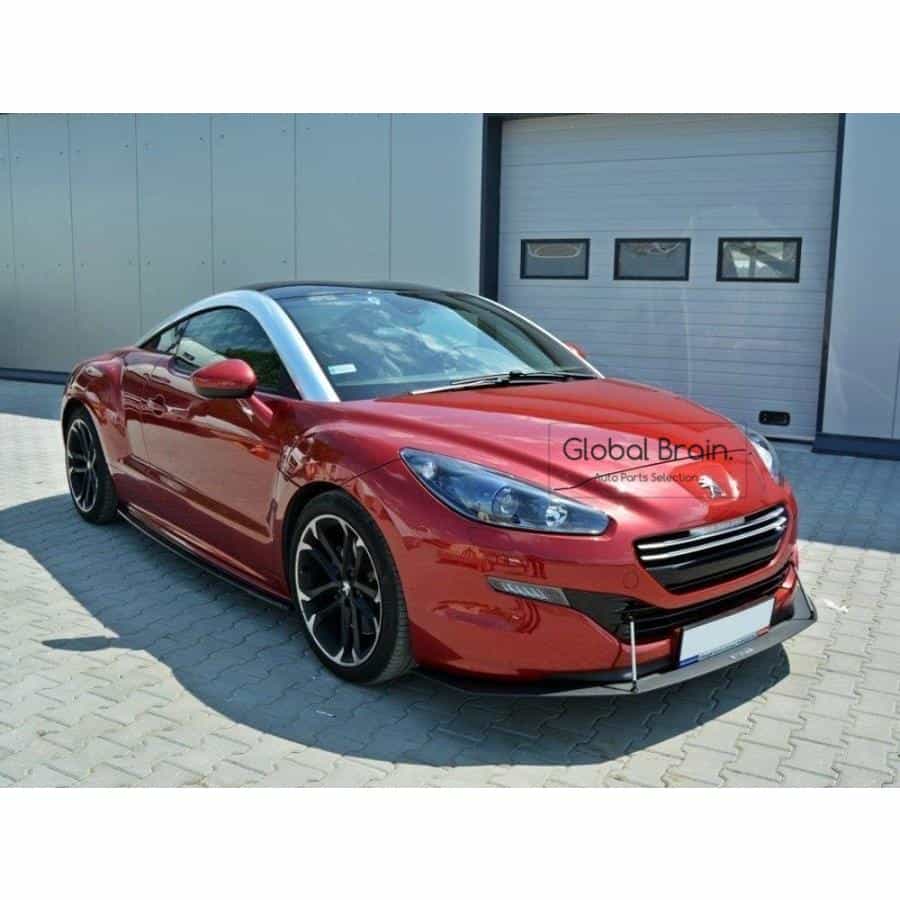 プジョー RCZ 後期 フロント リップ スポイラー レーシング/ Peugeot スプリッター ディフューザー エアロ パーツ カスタム チューン