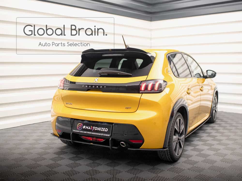 乐天商城 - プジョー 208 P21 GT リア ディフューザー フィン/ Peugeot スプリッター ディフューザー エアロ パーツ カスタム チューン