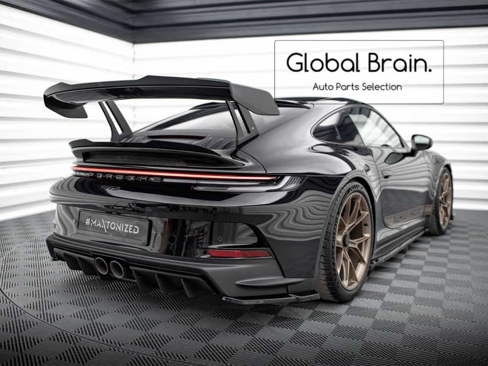 ポルシェ 911 992 GT3 リア サイド スプリッター スパッツ/ PORSCHEスプリッター ディフューザー エアロ パーツ カスタム チューン