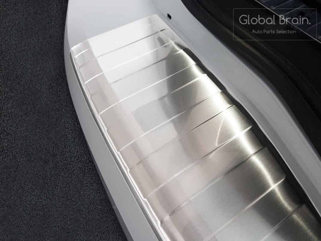 2016- ルノー メガーヌ スポーツツアラー リア バンパー プロテクター ガード シルバー/ Renault エアロ パーツ