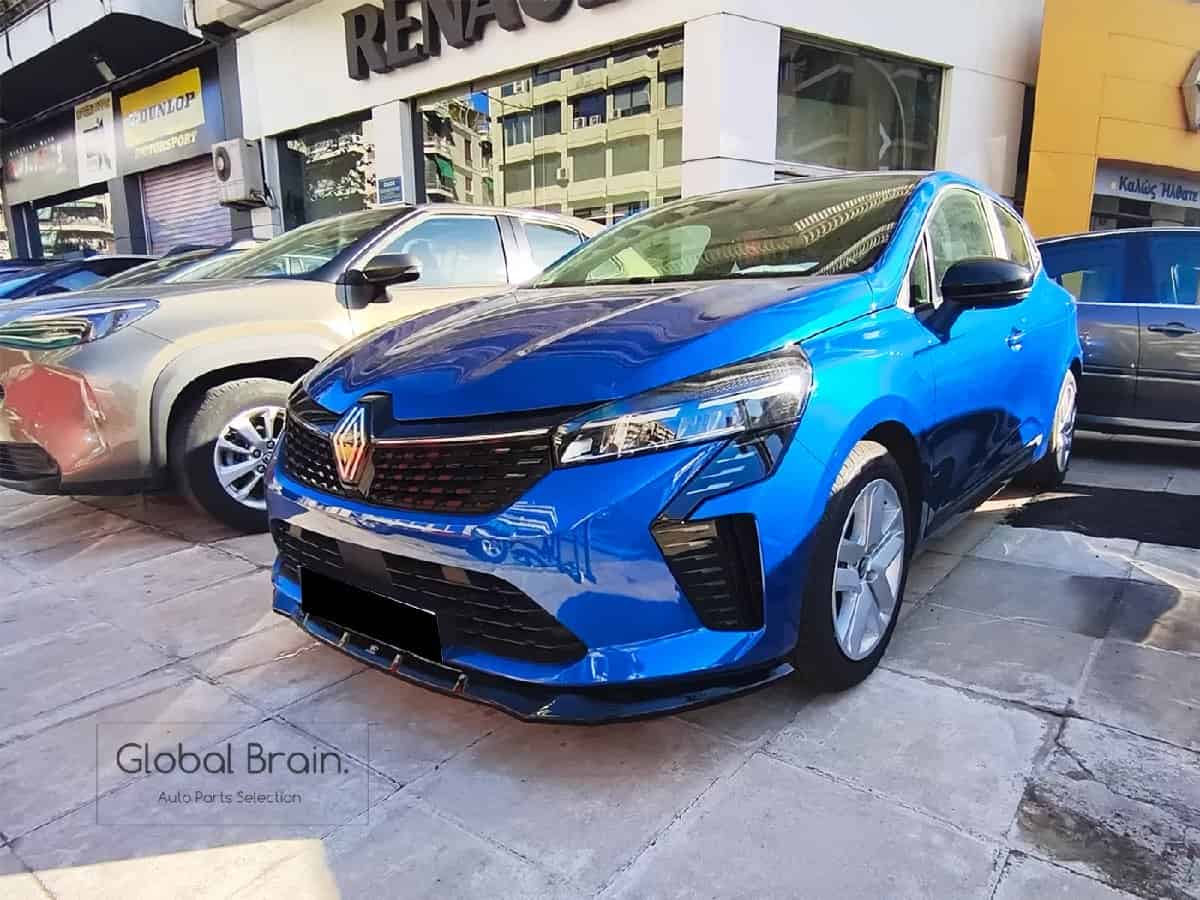 2025- ルノー ルーテシア 後期 フロント リップ スポイラー/ フロント スプリッタ― バンパー アンダー ディフューザー スカート