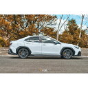 スバル WRX STI S4 VB - サイド スカート スポイラー (テクスチャード) / スプリッター ディフューザー エアロ パーツ flow desig...