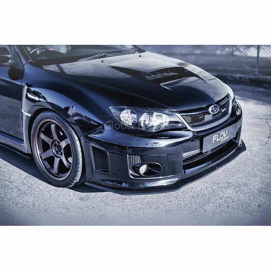 スバル WRX / STI セダン 後期 - フロント リップ スポイラー / スプリッター ディフューザー エアロ パーツ flow design
