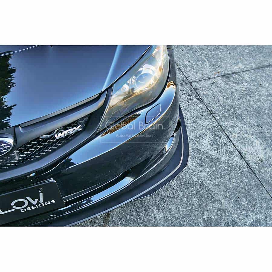樂天商城 - スバル WRX ハッチバック 前期 - フロント リップスポイラー用 エクステンション / スプリッター ディフューザー エアロ パーツ flow design