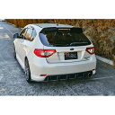 スバル WRX ハッチバック 前期 - リア センター ディフューザー / スプリッター ディフューザー エアロ パーツ flow design
