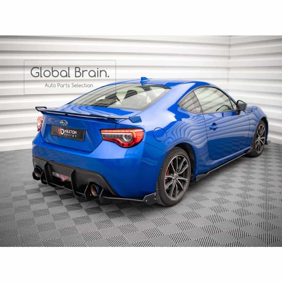 スバル BRZ 後期 ZC6 サイド スカート カバー スポイラー+ ウィングレット/ SUBARU スプリッター ディフューザー エアロ パーツ カスタム チューン