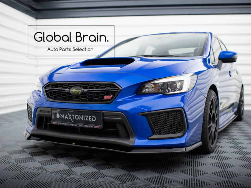 樂天商城 - スバル WRX STI VAB 後期 フロント スプリッター スポイラー V.1/ SUBARU スプリッター ディフューザー エアロ パーツ カスタム チューン