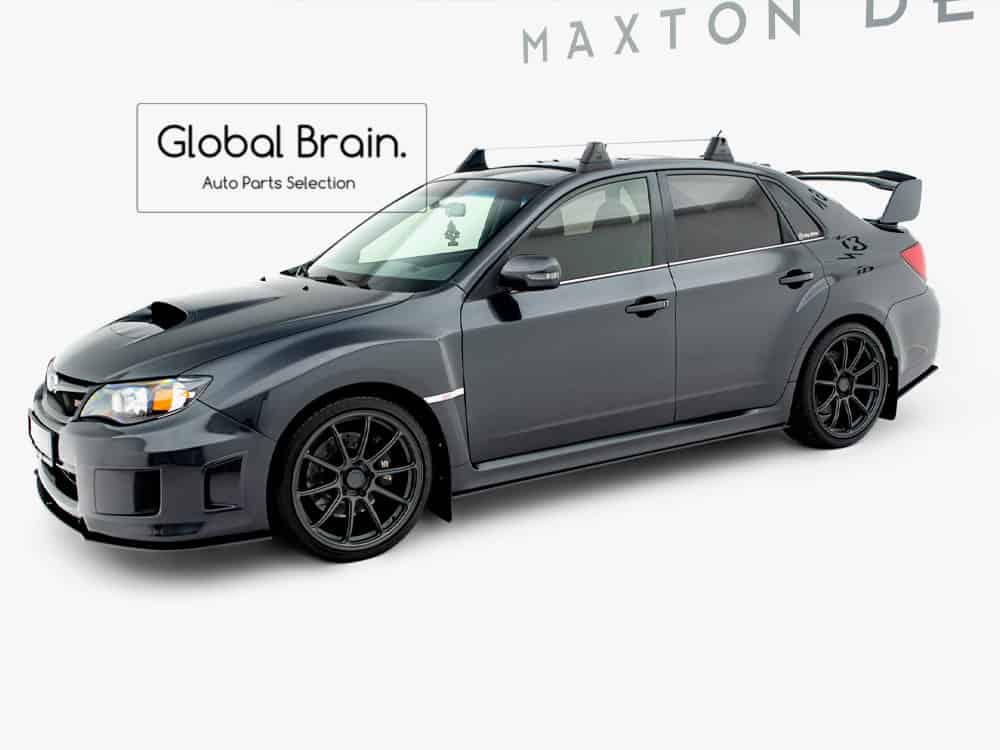 スバル インプレッサ WRX STI GVB GVF 後期 サイド スカート ディフューザー レーシング / SUBARU スプリッター ディフューザー エアロ パーツ カスタム チューン