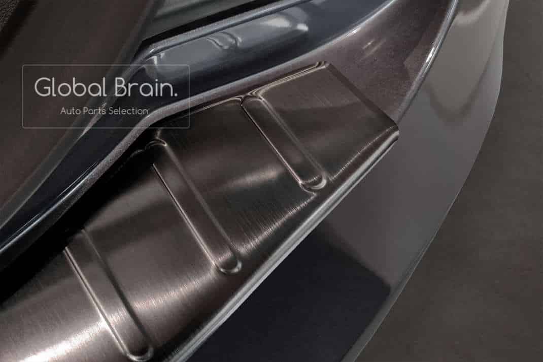 樂天商城 - テスラ モデルS リア バンパー プロテクター ガード ブラック/ TESLA エアロ パーツ