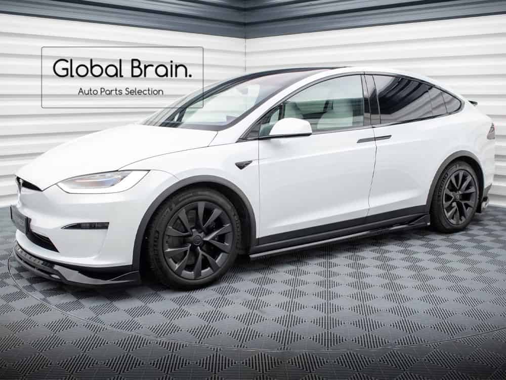 乐天商城 - 2023- テスラ モデル X 後期 サイド スカート ディフューザー/ Tesla スプリッター ディフューザー エアロ パーツ カスタム チューン