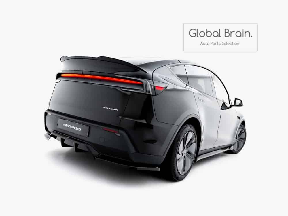 2025- テスラ モデルY リア ディフューザー スポイラー / TESLA スプリッター ディフューザー エアロ パーツ カスタム チューン
