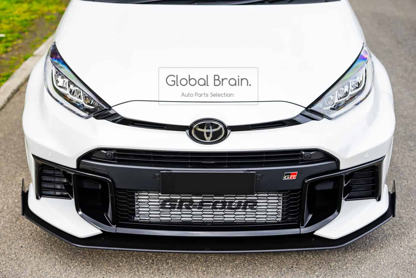 乐天商城 - トヨタ GR ヤリス 後期 フロント リップ スプリッター用 ウィングレット / スプリッター ディフューザー エアロ パーツ flow design
