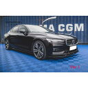 ボルボ S60 V60 B5 Rデザイン サイド スカート カバー スポイラー Ver.1/ Volvo スプリッター ディフューザー エアロ パーツ カスタム...