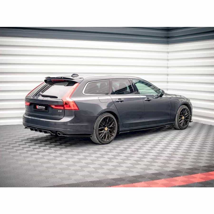 ボルボ V90 MK2 (2016-) リア スプリッター ディフューザー/ Volvo スプリッター ディフューザー エアロ パーツ カスタム チューン