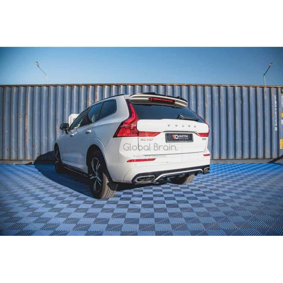 2017- ボルボ XC60 Rデザイン リア ディフューザー/ Volvo スプリッター ディフューザー エアロ パーツ カスタム チューン