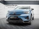 ボルボ C40 XE フロント リップ スポイラー/ Volvo スプリッター ディフューザー エアロ パーツ カスタム チューン